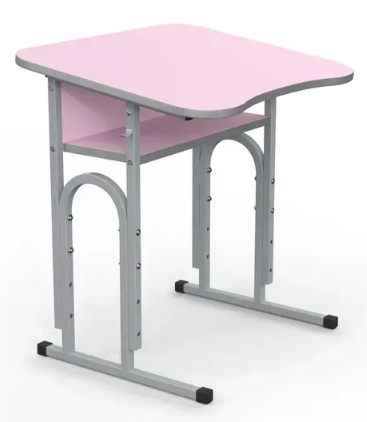 Стіл учнівський 05 №4-6/600х500 нахил без полиці МФ Вересень